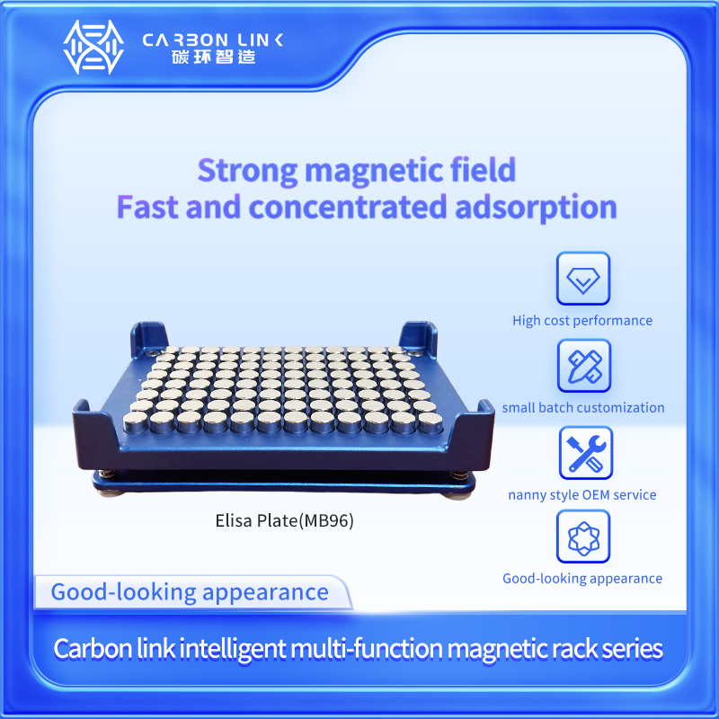 96 well microtiter plate magnetic separation rack  Elisa Plate Magnetic Plate(MB96)