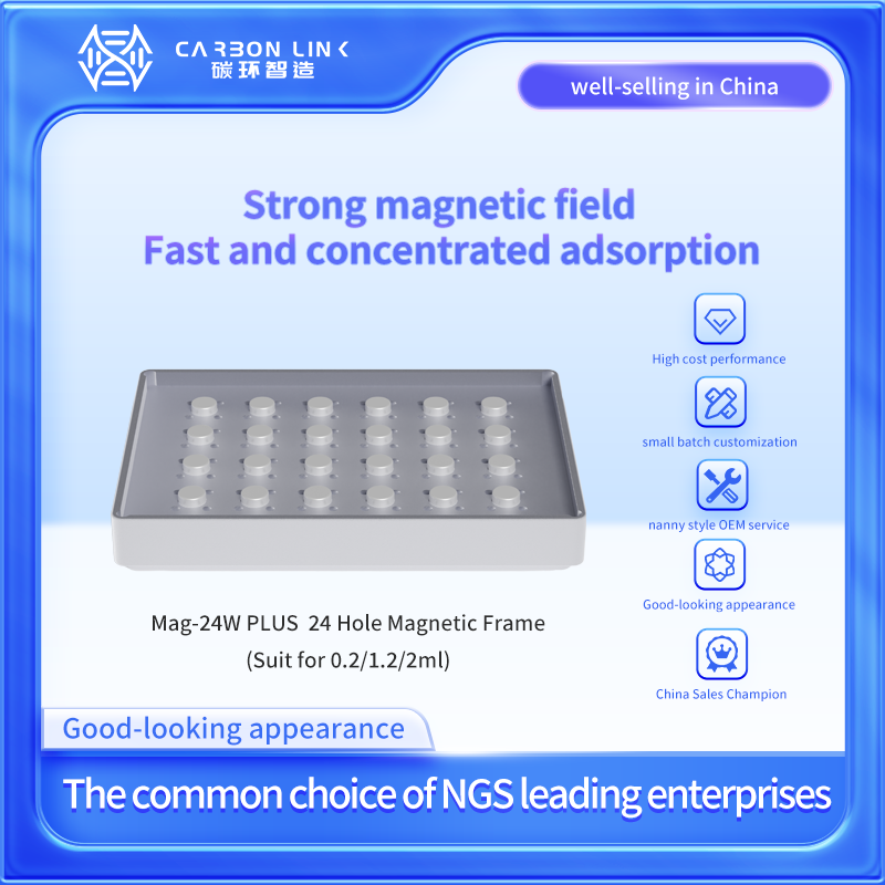 China magnetic bead separatino rack Sales Champion 96 well microtiter plate magnetic separation rack