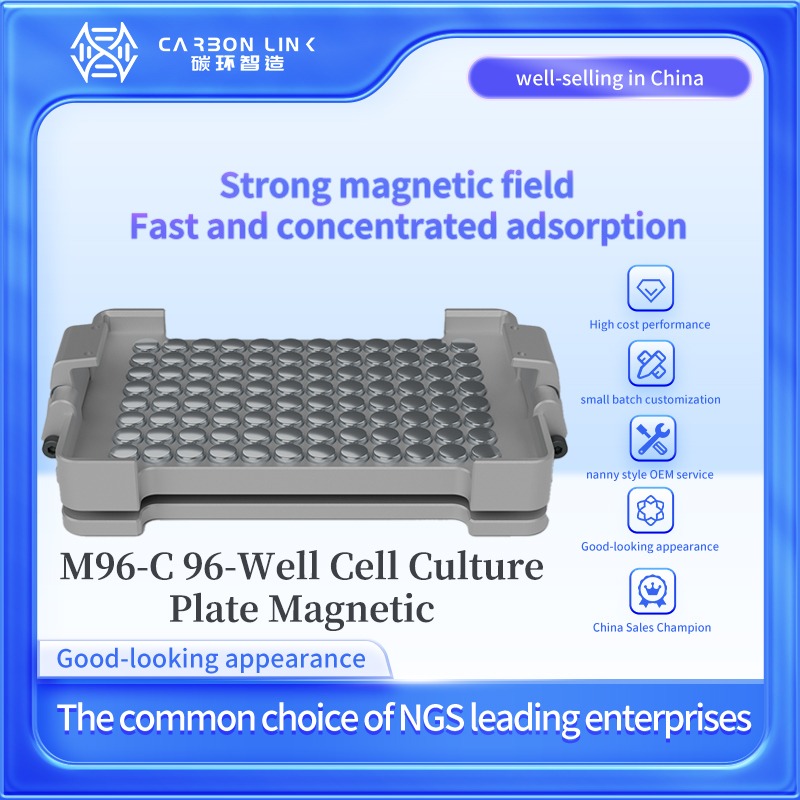 Global magnetic separation rack custom expert Carbonlinkai 96-Well Cell Culture Plate Magnetic Stand